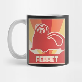 Vintage FERRET Poster Mug